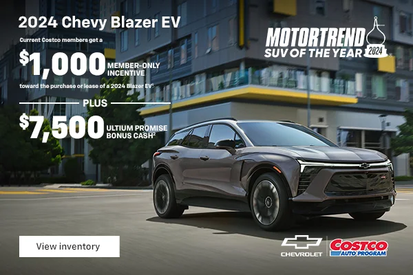 2024 Chevy Blazer EV $1,000 Member-Only Incentive